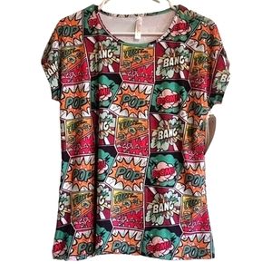 Women's Pop Printed Muscle Tee